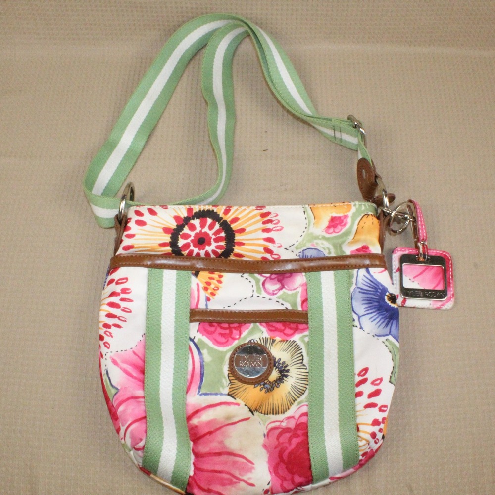 Tyler Rodan Floral Crossbody Bag Medium Multicolor Boho Y2K Streetwear